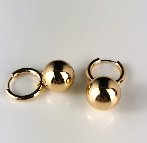 LE10226 GLD 1.4CM BALL